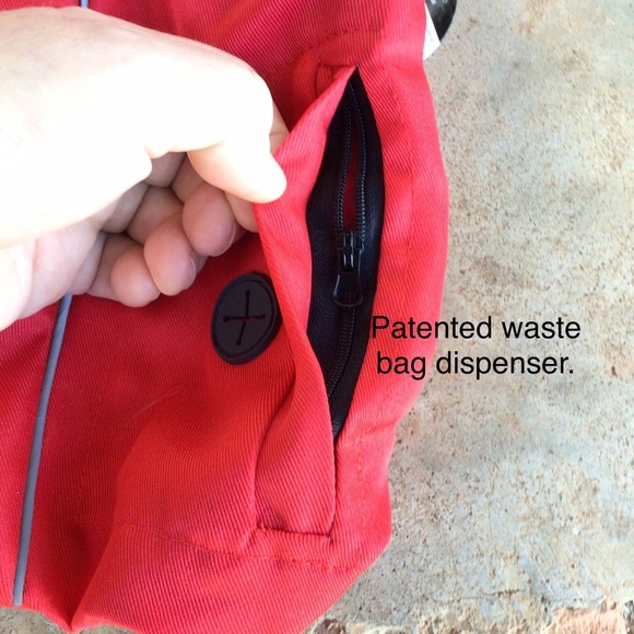 North Paw Red Fur Hooded Dog Winter Coat Jacket Choose Size - Picture 3 of 10